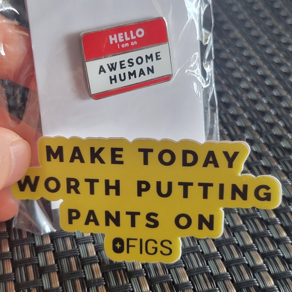 Figs pin and sticker